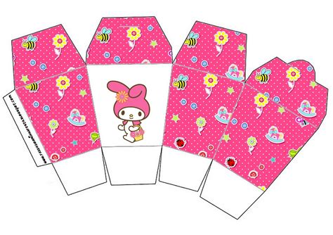 My Melody Birthday Party: Free Printable Boxes. - Oh My Fiesta! in english