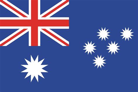 australian flag design 16093747 Vector Art at Vecteezy