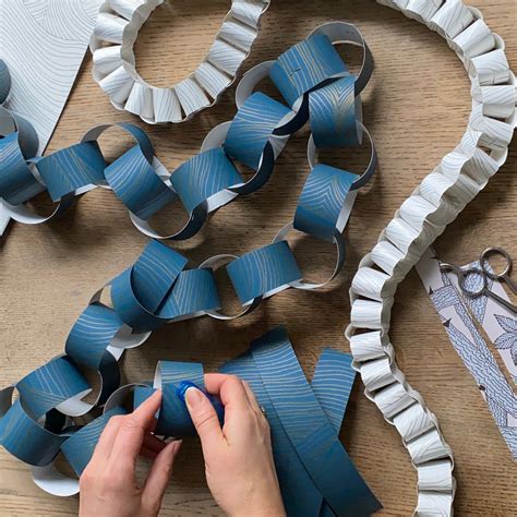 Christmas Crafting- How to make Paper Chains — Abigail Edwards | Hand ...