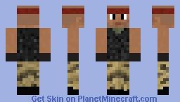 Pixel Gun 3D / bad guy skin Minecraft Skin