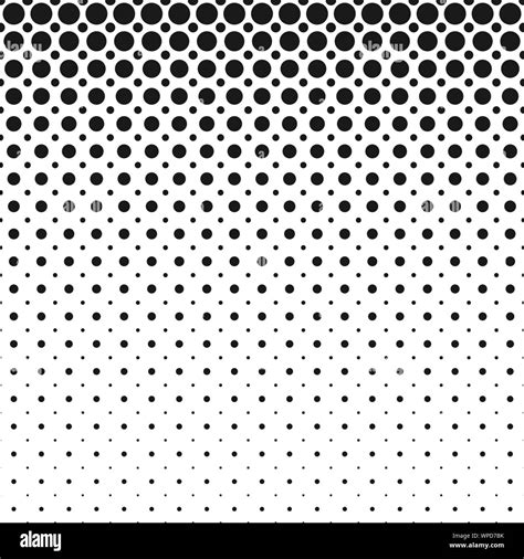 Monochrome abstract geometric halftone circle pattern background ...