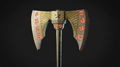 ArtStation - Fantasy two handed axe | Game Assets