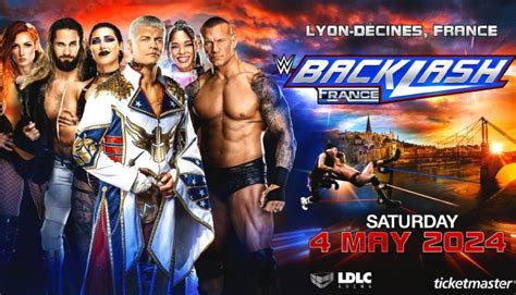 Un premier poster pour WWE Backlash France - Catch-Newz