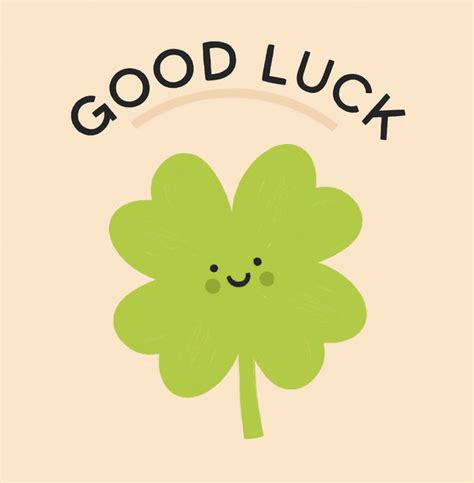 Good Luck Cute Card – Boomf