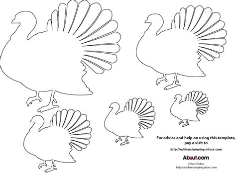 Printable Turkey Pumpkin Stencil