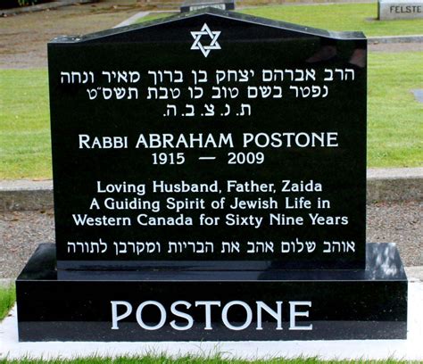 Jewish Headstone Inscription Ideas