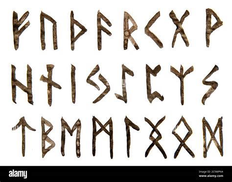 Viking letters hi-res stock photography and images - Alamy