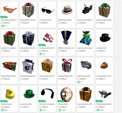 Roblox styles list