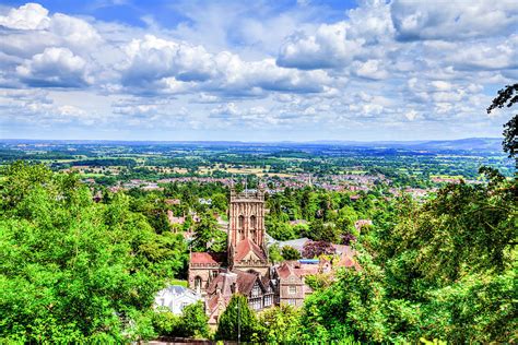 Great Malvern Priory in Malvern, Worcestershire, England Photograph by ...