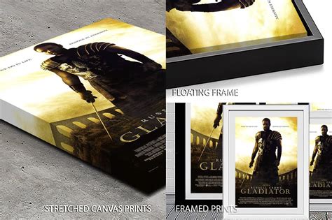 Gladiator Movie Poster Wall Art Prints & Posters Online Australia