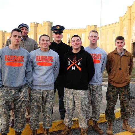 Cadets visit with Alumni at VMI - Hargrave Military Academy