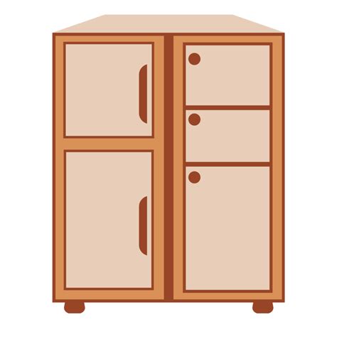 Wood Cupboard Illustration 21594608 PNG