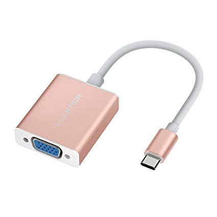 USB C to VGA Adapter, USB Type C to VGA Cable Converter for Apple ...