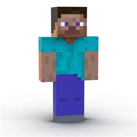 3d max minecraft steve