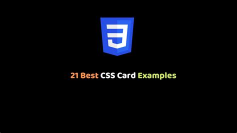 21 Best CSS Card Examples - Dunebook