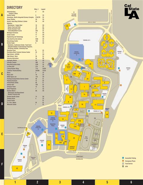 Csula Campus Map | World Map 07