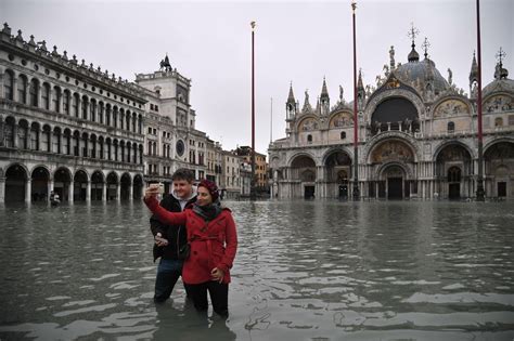 Extraordinary scenes of Venice underwater after historic flood in Italy.