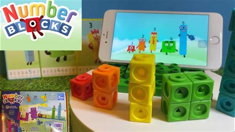 numberblocks toys MathLink Cubes Numberblocks 1 2 3 4 5 watching for numberblocks song - YouTube