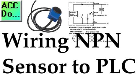 Wiring NPN Sensor to PLC - YouTube