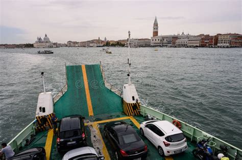 ACTV Ferry Boat between Tronchetto and Lido Di Venezia in Venice ...