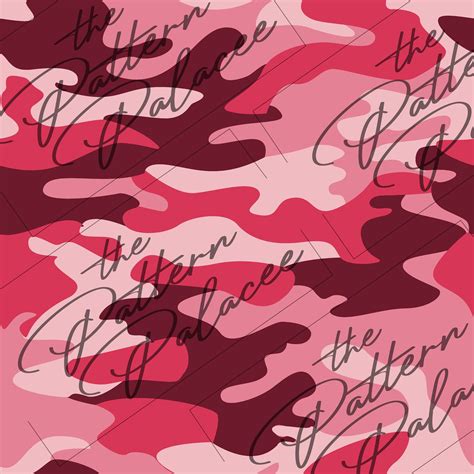 Pink Camo / Seamless Pattern / Digital Download / Digital File - Etsy