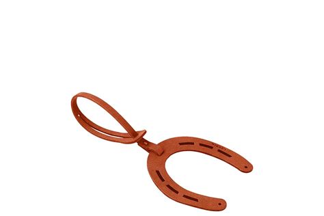 Horseshoe Lucky Charm in Leather