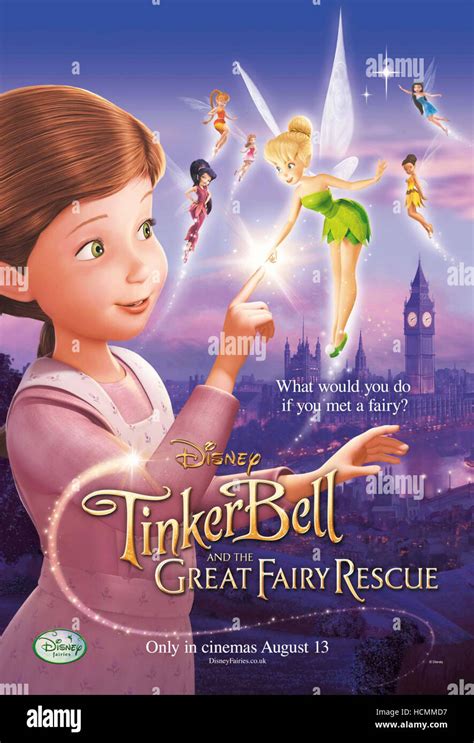 TINKER BELL AND THE GREAT FAIRY RESCUE, British poster art, from left ...