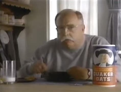 Wilford Brimley Promoting Quaker Oats : The1980s