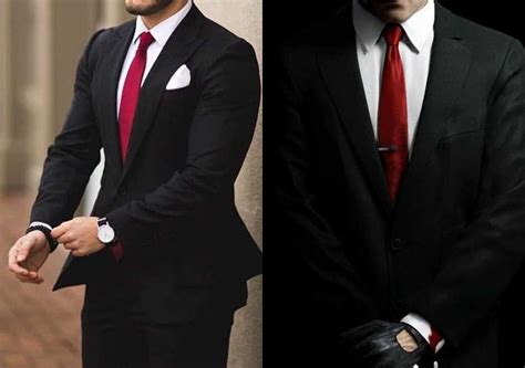 Tuxedo Với Cà Vạt Đỏ: Phong Cách Lịch Lãm Và Sang Trọng