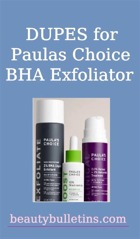 Skincare Dupes for Paula’s choice BHA Exfoliant