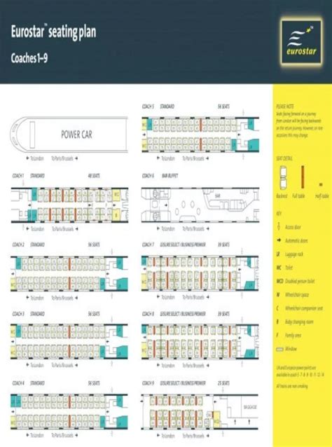 Seating Map Eurostar | Brokeasshome.com