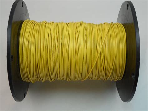 Yellow Stranded Wire 22AWG - Arcade Parts and Repair