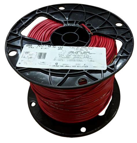 MADE IN USA 18 AWG STRANDED 600 VOLT 1000 FT TFFN/TEWN WIRE WHITE OR RED Other Wire, Cable ...