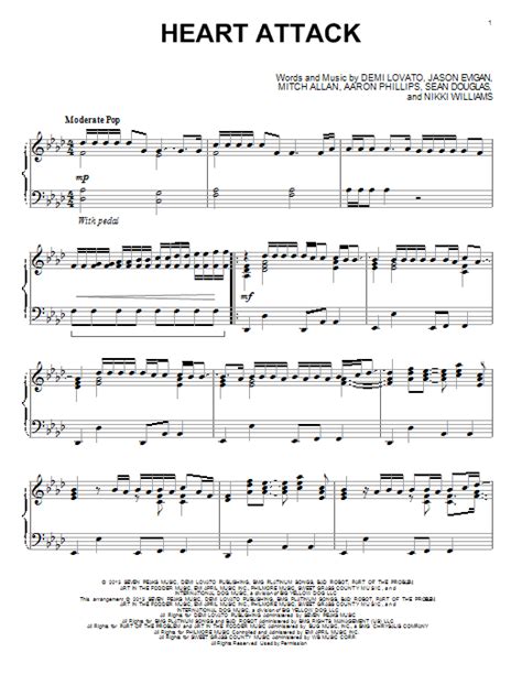 Heart Attack | Sheet Music Direct