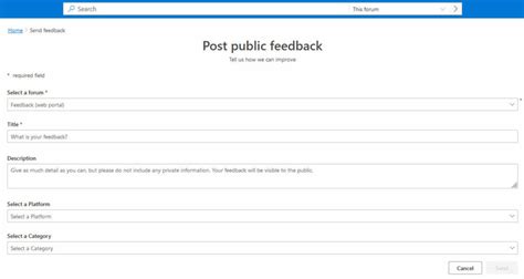 Microsoft Feedback Portal, The New UserVoice