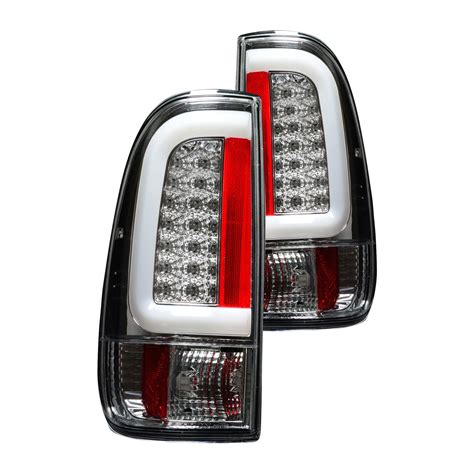 Recon® 264293CL - Chrome Fiber Optic LED Tail Lights