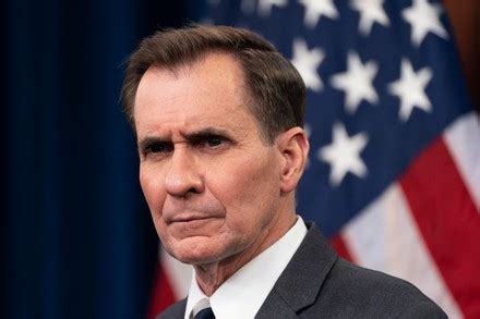 Pentagon Spokesman John Kirby Speaks During Editorial Stock Photo ...