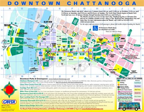 Chattanooga Tourist Map - Printable Map Of Chattanooga | Printable Maps