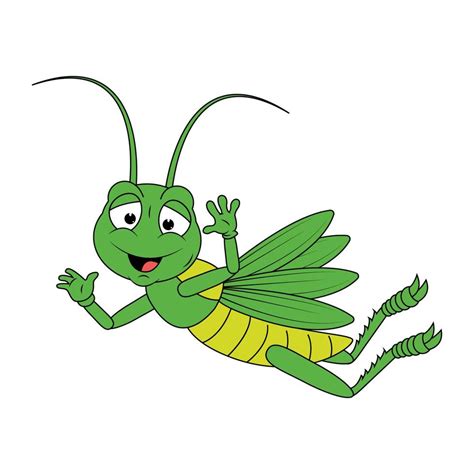 cute grasshopper animal cartoon 12243594 Vector Art at Vecteezy