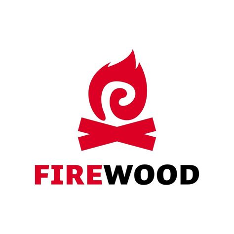 Firewood logo modern vector idea 5191226 Vector Art at Vecteezy