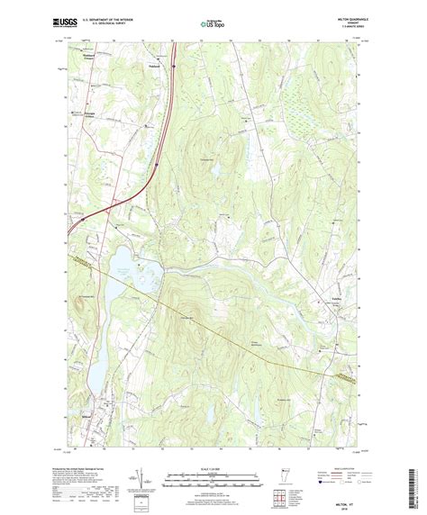 MyTopo Milton, Vermont USGS Quad Topo Map