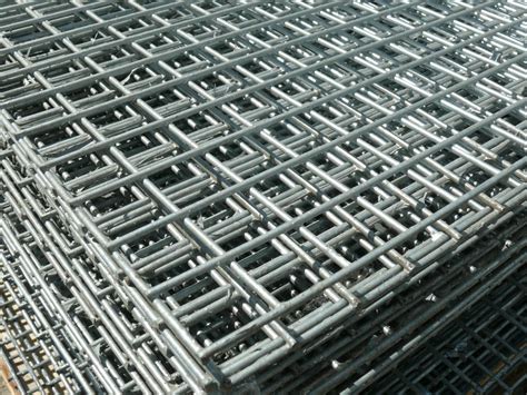 5x Welded Wire Mesh Panels 1.2x2.4m Galvanised 4x8ft Steel Sheet Metal 2" Holes | eBay