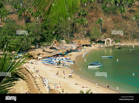 Beach, Mismaloya, Puerto Vallarta, Mexico, North America Stock Photo - Alamy