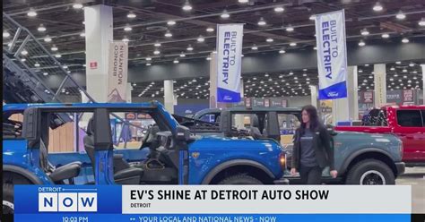 Electric vehicles shine at the auto show - CBS Detroit