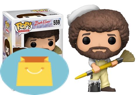 Funko Pop TV Bob Ross in Overalls Collectible Figure Best Offer Toys ...