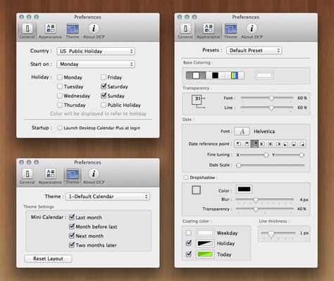 Desktop Calendar Plus (Mac) - Download, Review, Screenshots