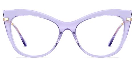 Indira Cat Eye Purple Glasses | Zeelool Glasses