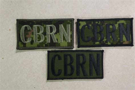 CBRN 2X4 VELCRO PATCH | soldiergear