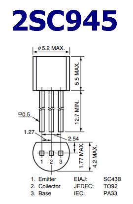 2SC945 Datasheet PDF - NPN Silicon Transistor