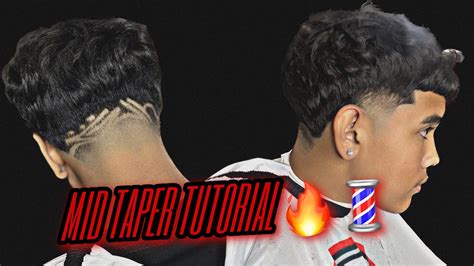 MID TAPER & FREESTYLE DESIGN TUTORIAL💈🔥‼️ - YouTube